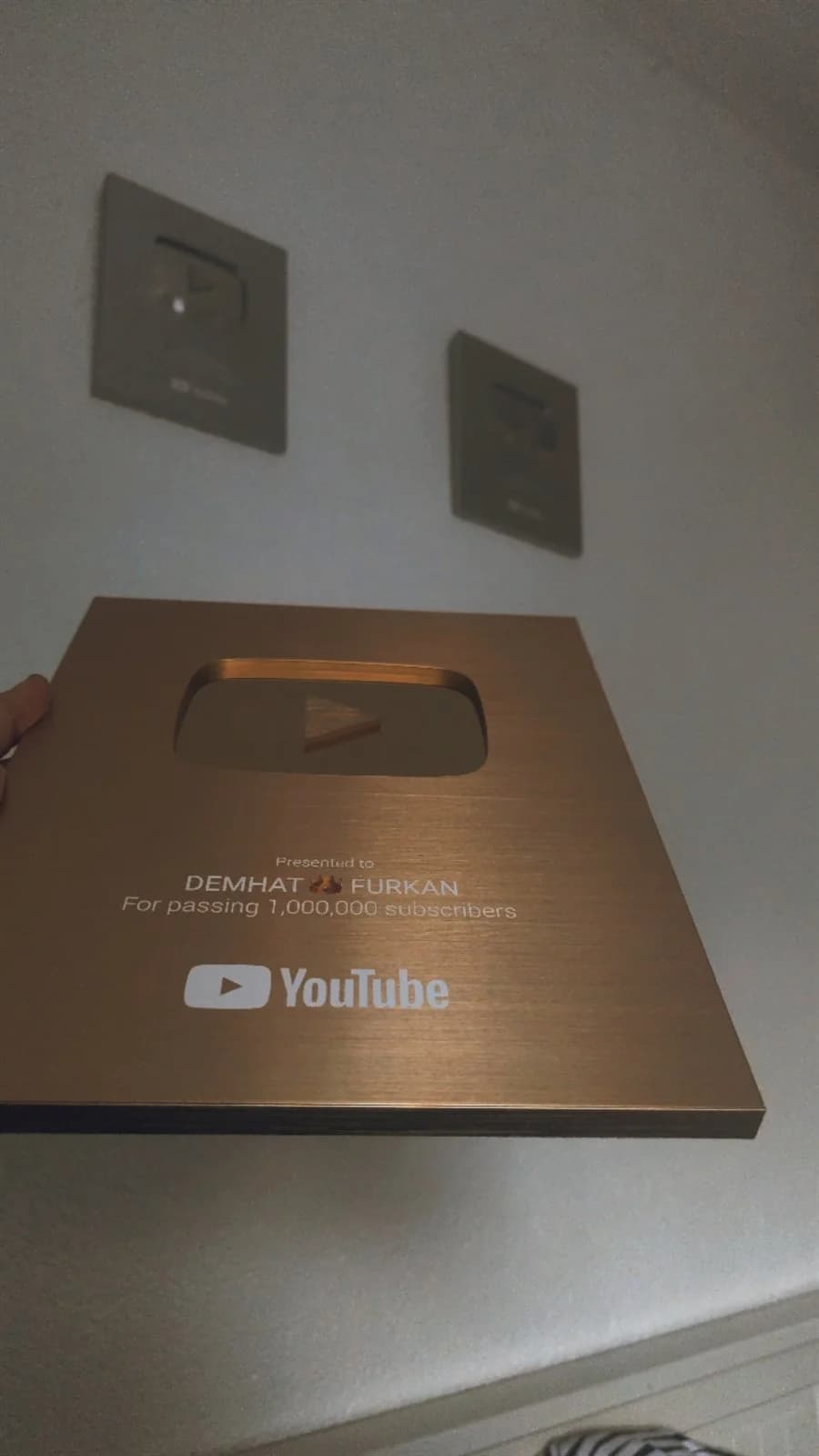 Gold Creator Award – 1.000.000 Abonnenten